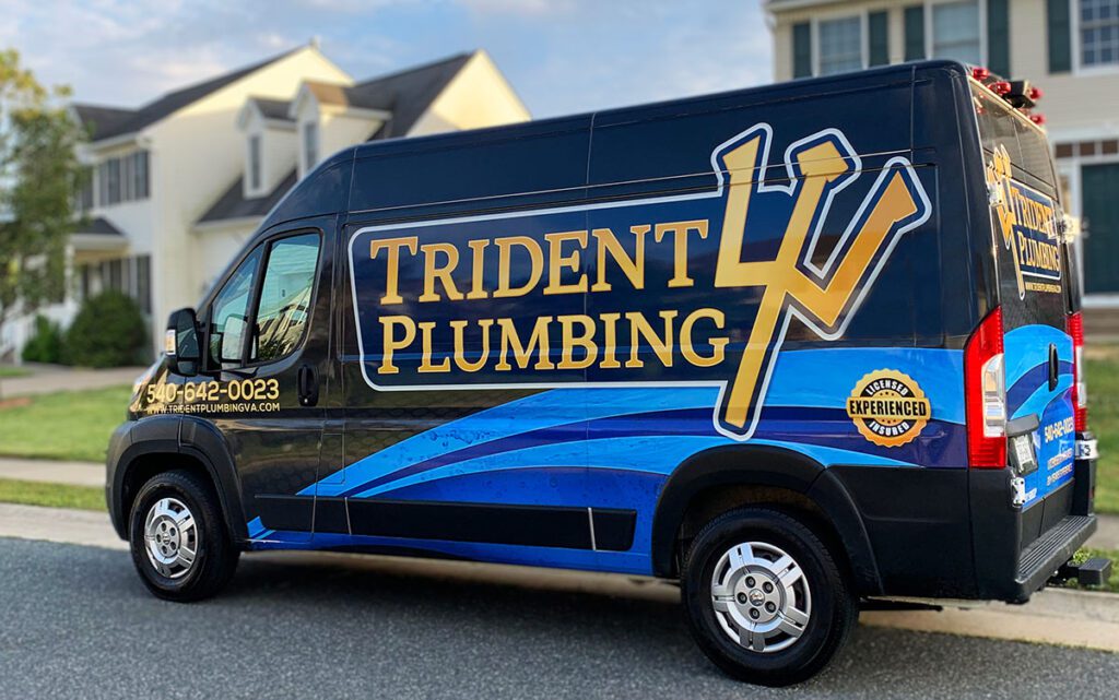 plumbing work truck