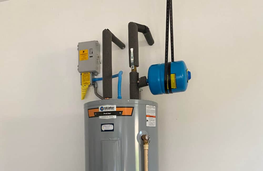 water heater installation